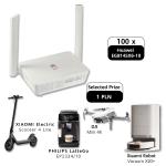 100 sztuk Huawei EG8145X6-10 (terminal GPON ONT Wi-Fi 6 AX3000) z wybraną nagrodą za 1 zł