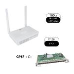100 sztuk Huawei HG8145V6 (terminal GPON ONT Wi-Fi 5 AC1200) z płytą GPON za 1 zł