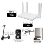 100 sztuk Uplink AX34H (router Wi-Fi 6 AX3000) z wybraną nagrodą za 1 zł