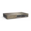 IP-COM F1118P-16-150W switch (przełącznik) 16x FE, 1x GE, 1x Combo (GE / SFP), 16x PoE OUT (802.3af/at) 130 W