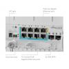 MikroTik CSS610-1Gi-7R-2S+OUT netPower Lite 7R switch 8x GE, 7x PoE IN (wejście), 2x SFP+