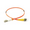 OPTON - PatchCord multimodowy LC-ST 62.5/125um OM1 MM duplex 0,5m