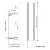 RF Elements Array Sector 3-17 HV antena sektorowa 3 GHz, 118°, 17 dBi, złącza RP-SMA