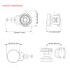 RF Elements SH60WB-GO antena sektorowa typu horn (symetryczna) 60°, 13 dBi, 5 + 6 GHz, TwistPort