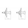 RF Elements STD-21-UM StarterDish UM antena 21 dBi do Mimosa C5x, Ubiquiti PrismStation 5AC, IsoStation 5AC, IsoStation M5