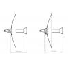 RF Elements STD-27-UM StarterDish UM antena 27 dBi do Mimosa C5x, Ubiquiti PrismStation 5AC, IsoStation 5AC, IsoStation M5