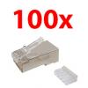 Solarix KRJS45/6SLD wtyk RJ45 kat. 6 STP 8p8c ekranowany na drut 100 szt.