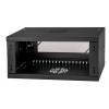 Stalflex RC19-4U-350GB szafa Rack 19" 4U 350 mm, drzwi szklane, czarna (wisząca)