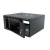 Stalflex S-RC19-4U-450GB szafa Rack 19" 4U 450 mm, drzwi szklane, czarna (wisząca)