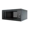 Stalflex S-RC19-4U-450GB szafa Rack 19" 4U 450 mm, drzwi szklane, czarna (wisząca)