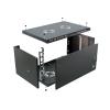 Stalflex S-RC19-6U-350MB szafa Rack 19" 6U 350 mm, drzwi pełne, czarna (wisząca)