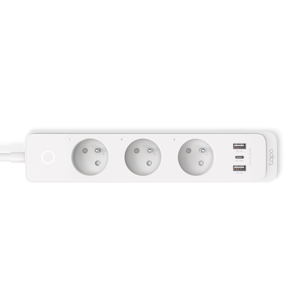 TP-Link Tapo P300 listwa zasilająca Smart Wi-Fi, 1,5m, 3 gniazdka, 2x USB, 1x USB-C