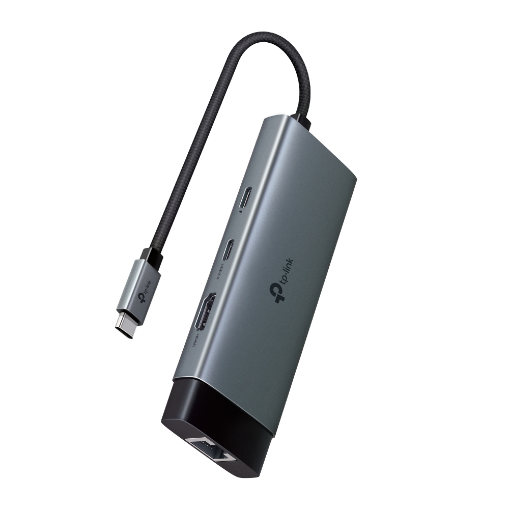 TP-Link UH6120C Hub USB typu C, 1x HDMI 4K, 1x 1G, SD, microSD, 3x USB