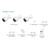 Ubiquiti (3-pak) UVC-G3-Bullet kamera IP, 4 Mpix, 1080P, IR, 3.6 mm, mikrofon, PoE