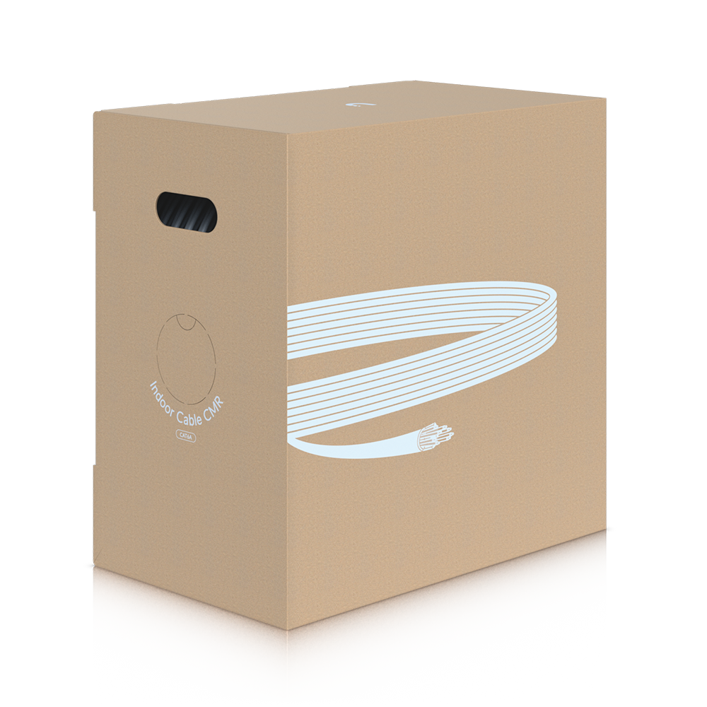 Ubiquiti C6A CMR kabel U/UTP kat. 6A, PVC CMR, 305m (karton)