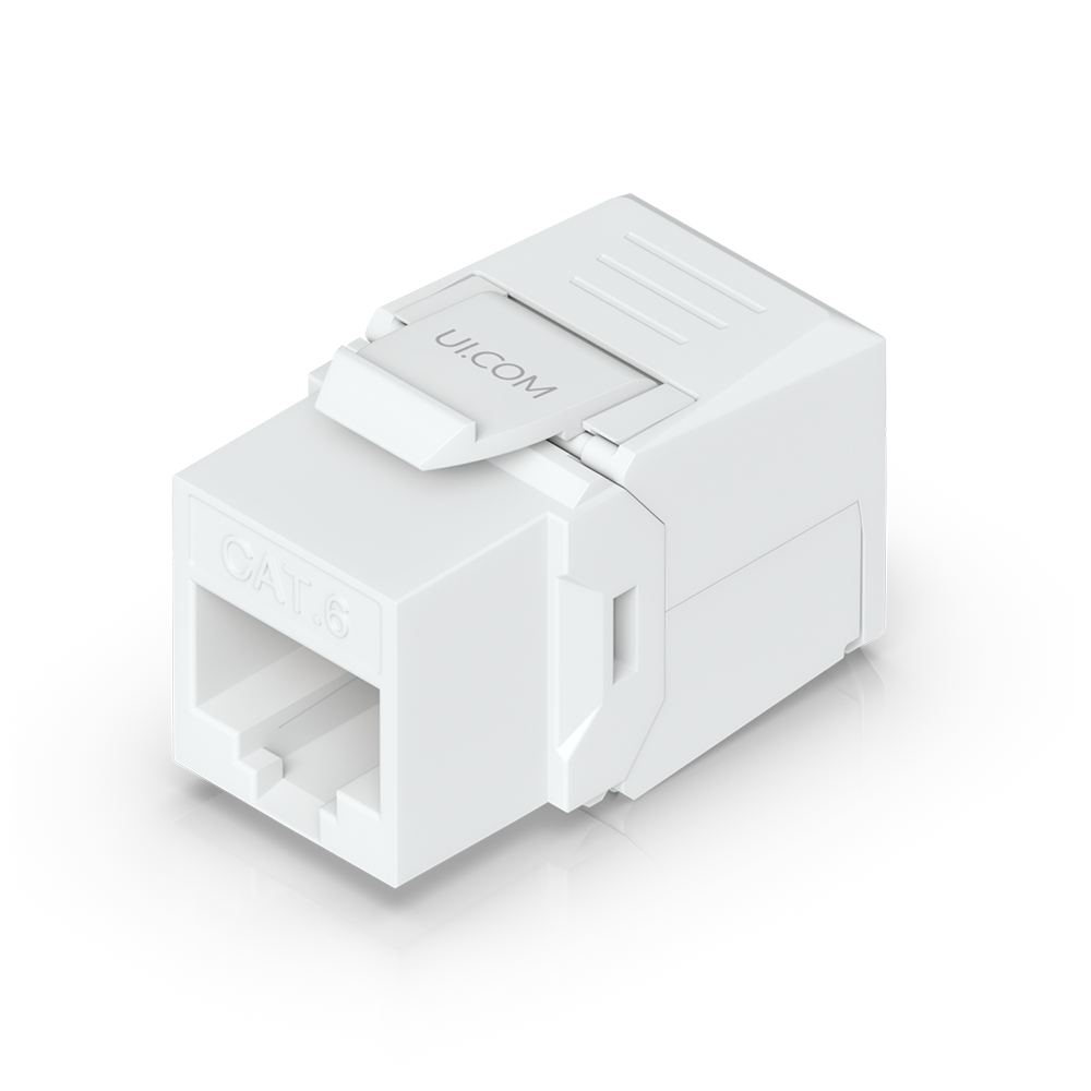 Ubiquiti keystone kat. 6 biały, samozaciskowy (12-pak)