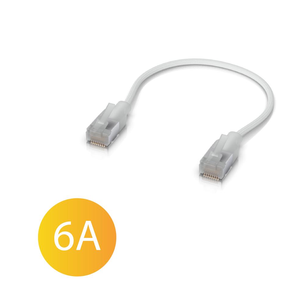 Ubiquiti UniFi Premium Patch Cable patch cord Ethernet kat. 6A, 0,15 m, biały