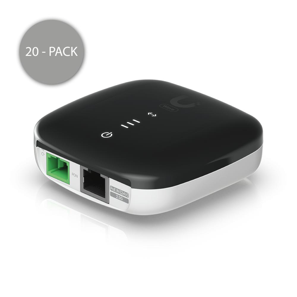 Ubiquiti WaveFiber ONU terminal GPON ONT 2.5GE, PoE-In (20-pak)