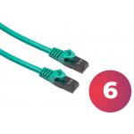 UltraLAN patchcord UTP kat. 6, kolor zielony, długość 1,5 m